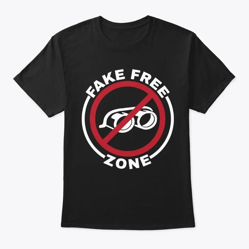 Fake Free Zone - Unisex / Men's T-shirt